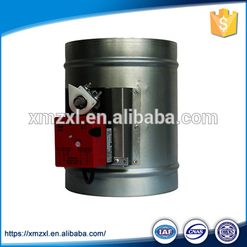 Galvanized or Stainless Steel Motorized Air duct Damper