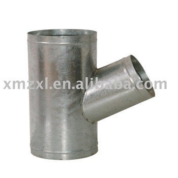 Factory directly provide Good quality <font color='red'>duct</font> <font color='red'>fitting</font> skew <font color='red'>y</font>-<font color='red'>tee</font>