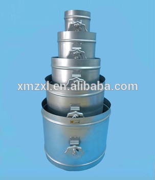 Round Duct Galvanized Steel Air Duct Damper