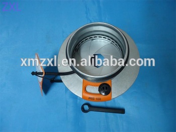 Volume control Iris air damper for duct, galvanized pipe damper duct valve air flow regulator