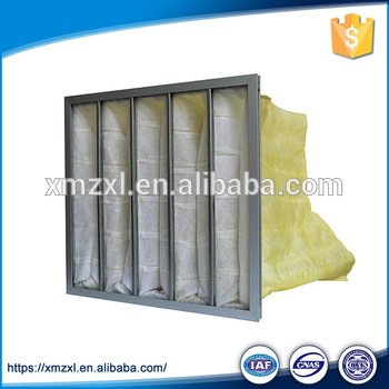 CNAS High Efficient Pocket Yellow Air Filter Media