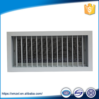 ISO HVAC <font color='red'>Air</font> Conditioning <font color='red'>Double</font> <font color='red'>Deflection</font> <font color='red'>Supply</font> Return <font color='red'>Air</font> <font color='red'>Vent</font> <font color='red'>Grille</font>