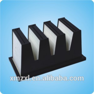 V shape PVC <font color='red'>frame</font> <font color='red'>HEPA</font> <font color='red'>filter</font>