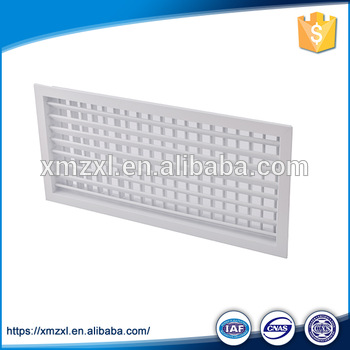 Custom residential return air filter grille with frame