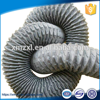Heat resistant flexible plastic vent pipe air ducts