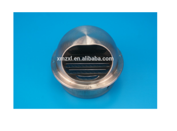 roof ventilator stainless steel wall air conditioner air vent cap