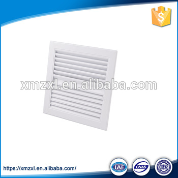 HVAC ventilation fixed type bathroom exhaust return air diffuser with frame