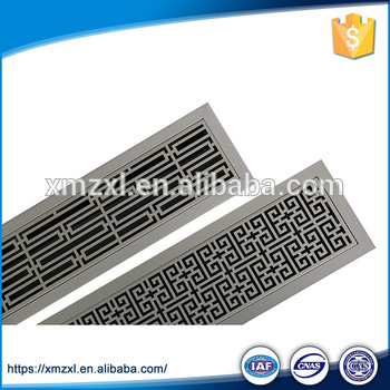 Electric control adjustable fresh air supply ducting air-inlet grille