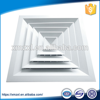 Decorative Multi Directional Square Air Vent Ceiling Diffuser
