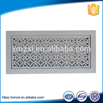 Custom size aluminum supply ventilation floor register