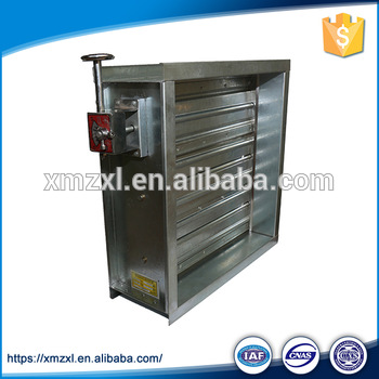 ISO Air Conditioning Adjustable Duct Motorized Volume Control Damper