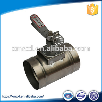 Galvanized Steel Smoke Motorized Non Return Damper Handle