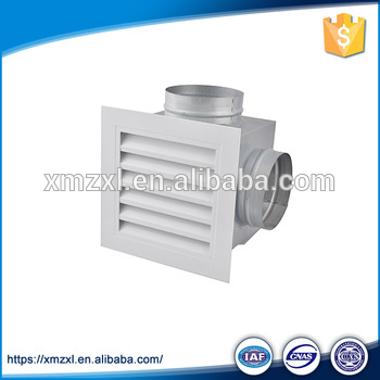 Ventilation Waterproof Galvanized Sheet Plenum Box Ventilation Grille