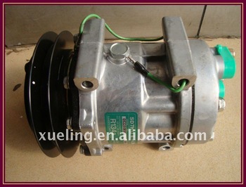 auto air conditioner compressor 7H14 for Excavator