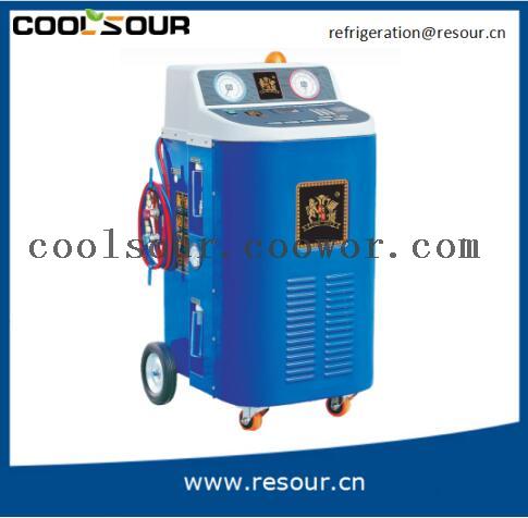 Coolsour A/C Service Station / Full Automatic Refrigerant Recovery Machine for Heavy