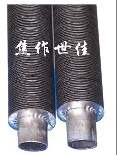 Elliptical winding finned tube