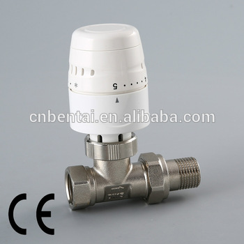DN15 straight thermostatic radiator valve TRV