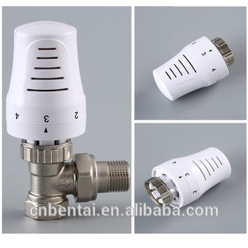 Brass Automatic Thermostatic Corner radiator valve