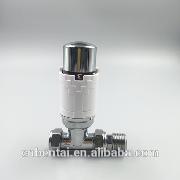 electric thermostat radiator valve with head