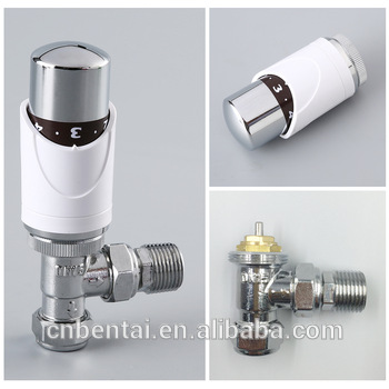 chromed floor heating radiator thermostat