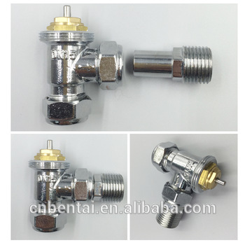 chromed floor heating radiator thermostat