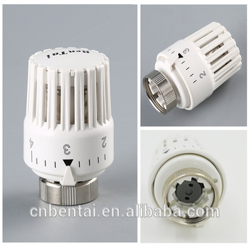EN215 can chromed automatic thermostatic head DN20brass radiator valve