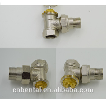EN215 can chromed automatic thermostatic head DN20brass radiator valve