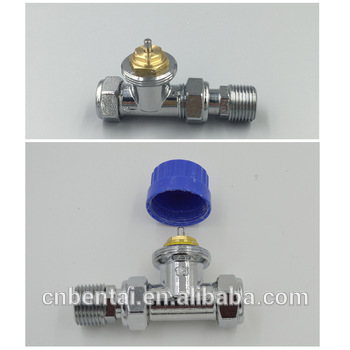 thermostatic actuators CHROME PLATED