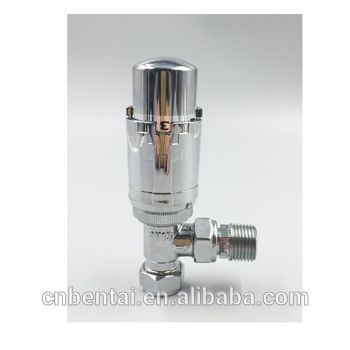 EN215 red copper thermostatic radiator valve