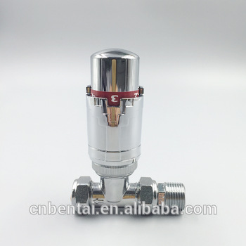 straight smart thermostat radiator valve with head