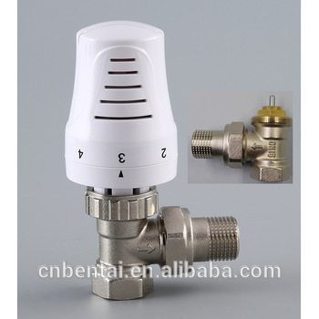 white chromed radiator valves types electric thermostatic valve brass radiator valve dn15