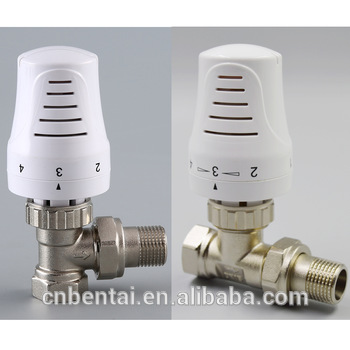 liquid element thermostatic valve head with ppr radiator valve