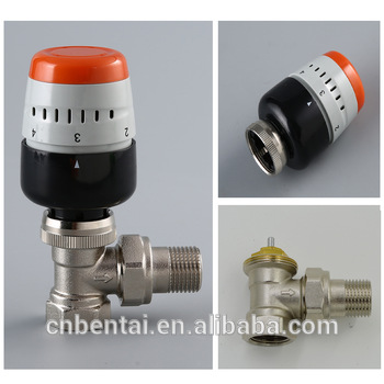 Angle regulating radiator valve for connecting pex al pex pipe