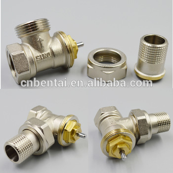 hydronic floor heating system radiator thermostatic control valve