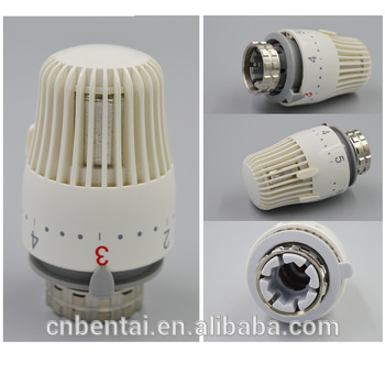 High Quality valve white thermostat temperature heating controller valve thermostat head K Type
