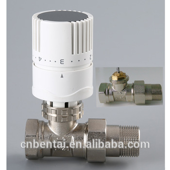 dn20 automatic brass corner thermostat valves