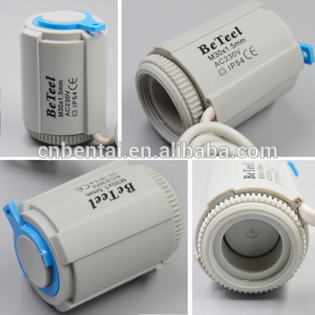 floor heating type electric thermal wax actuator