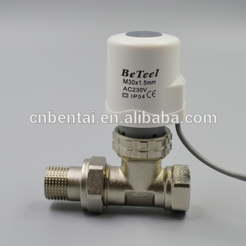 electric hydraulic actuator for mixing valve