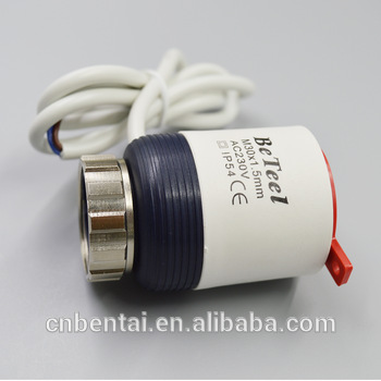 NO NC underfloor heating system thermal actuator valve 12V