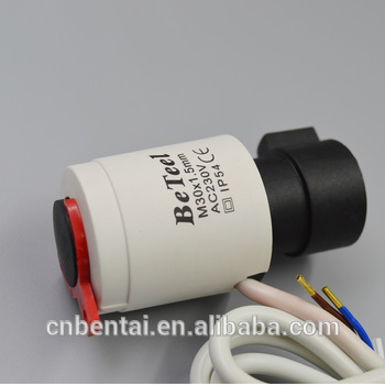 CE underfloor heating system valve actuator 24v