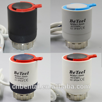 24v 230v electronic plastic actuator