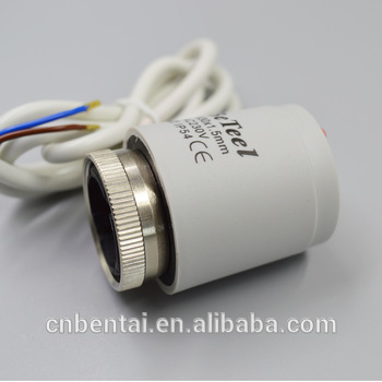 underfloor heating system electronic actuator