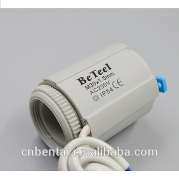 wax thermal actuator valve electric actuator floor heating actuator radiator