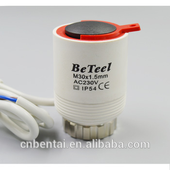 underfloor electric heating 12v 24v 220v magnetic electronic honeywell actuator
