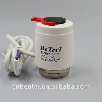 temperature heating control 12v 220v 230v dc electric actuator