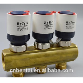 flooring heating system electronic linear hydraulic actuator