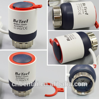 flooring heating system electronic linear hydraulic actuator