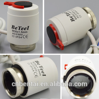 house heating electric actuator