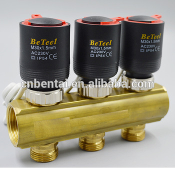 manifold heating wax thermostat actuator