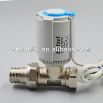 radiating floor electro thermal heating valve